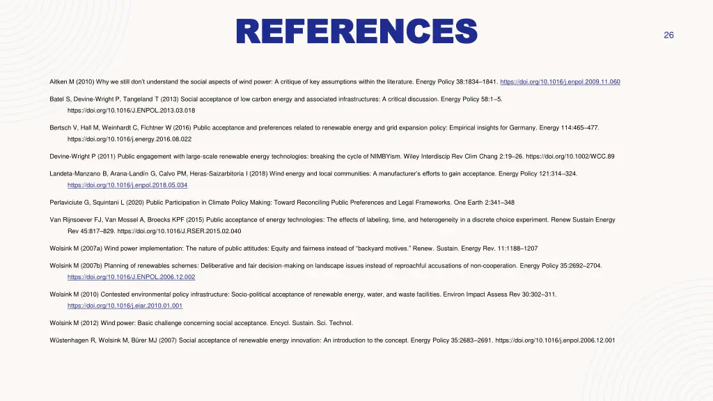 references references