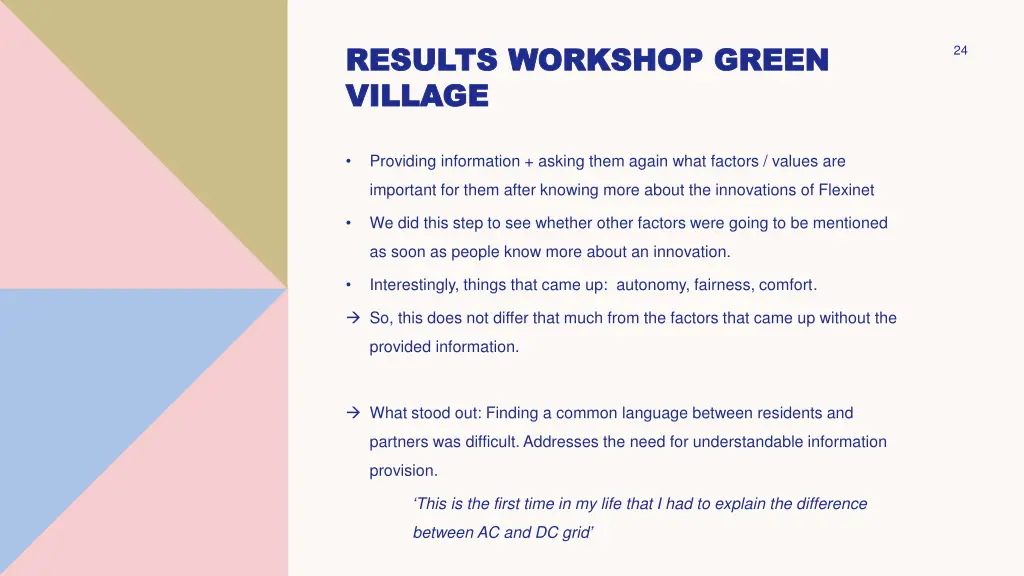 results workshop green results workshop green