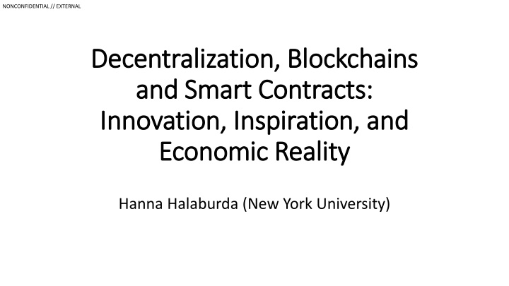 nonconfidential external