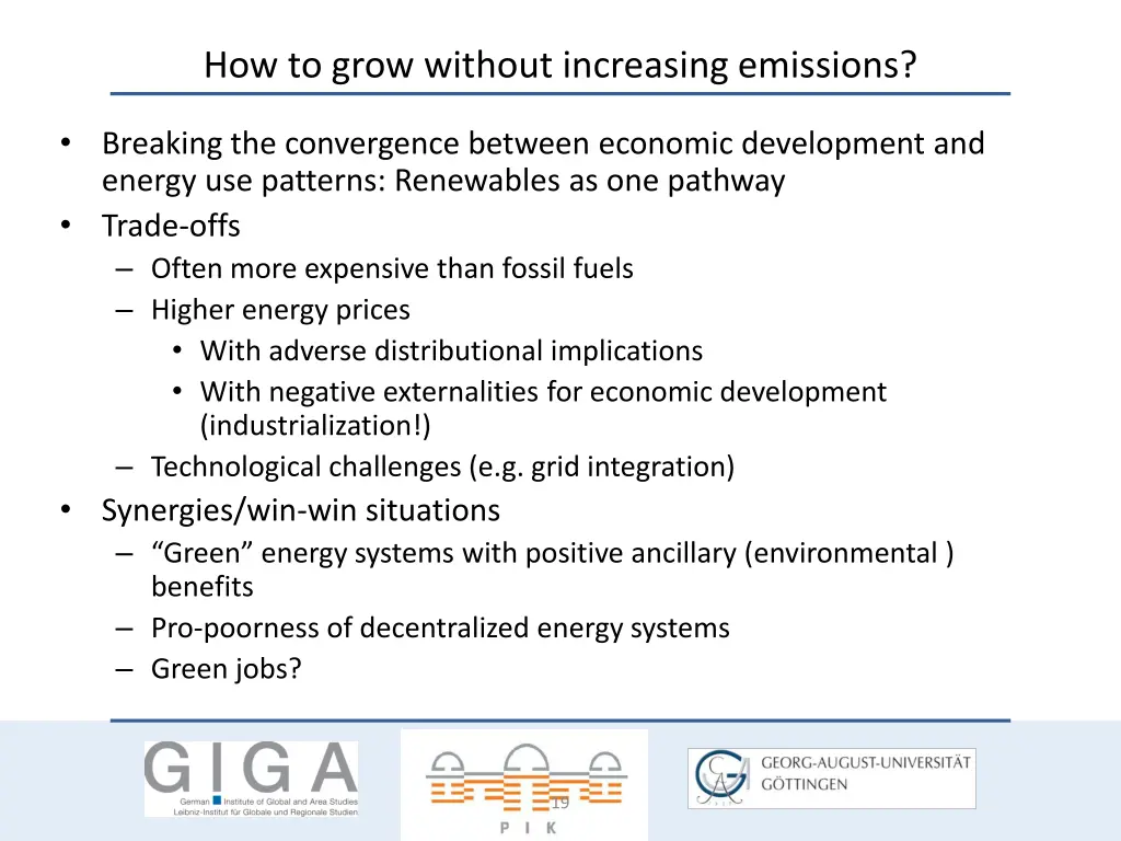 how to grow without increasing emissions