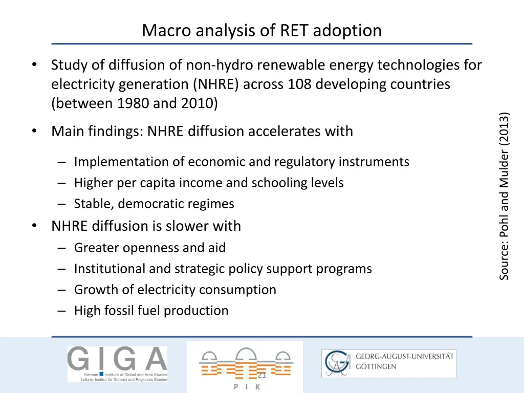 macro analysis of ret adoption