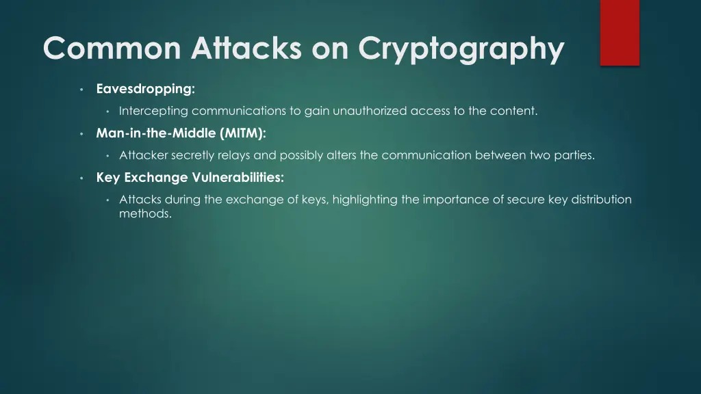 common attacks on cryptography