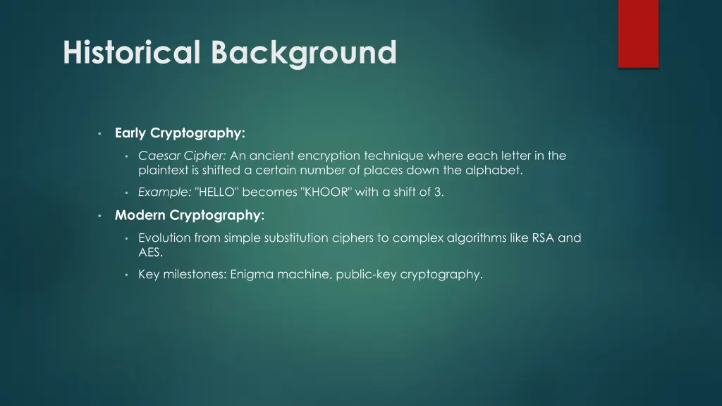 historical background