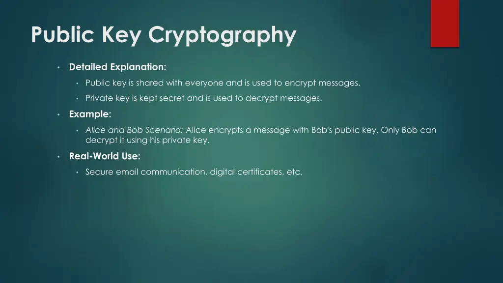 public key cryptography
