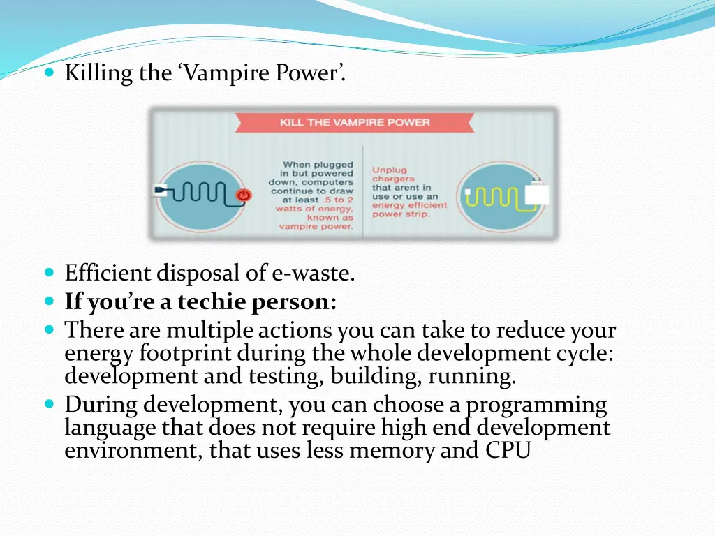 killing the vampire power