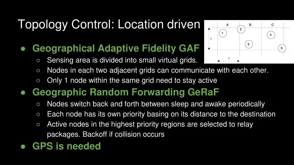 topology control location driven