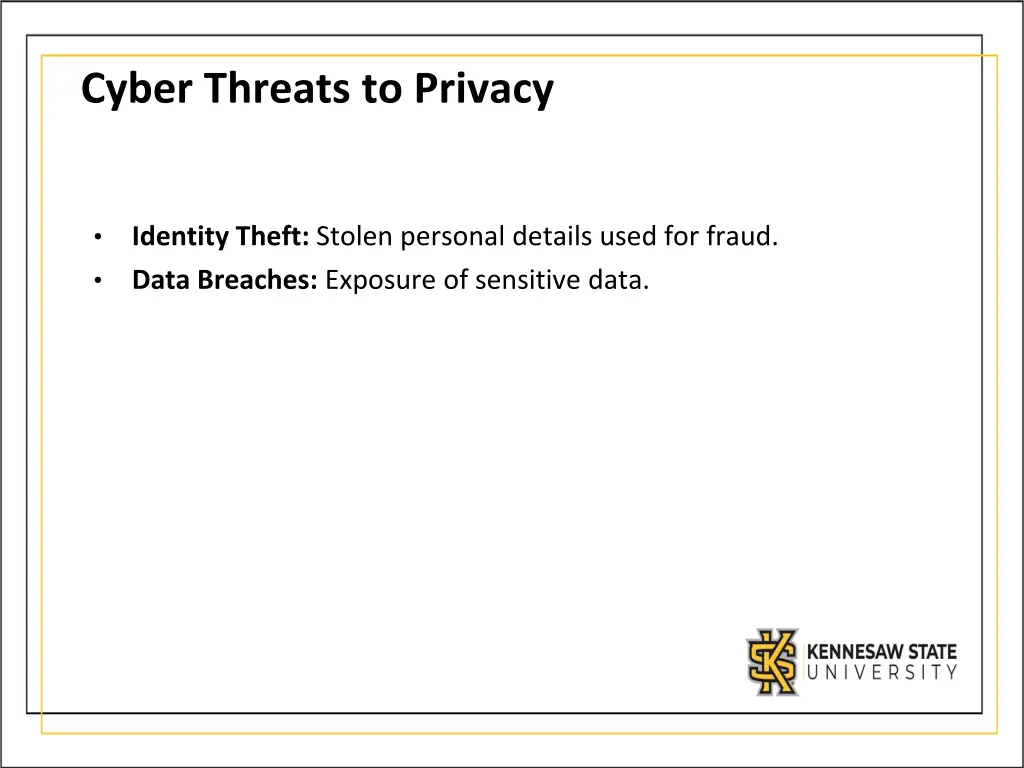 cyber threats to privacy