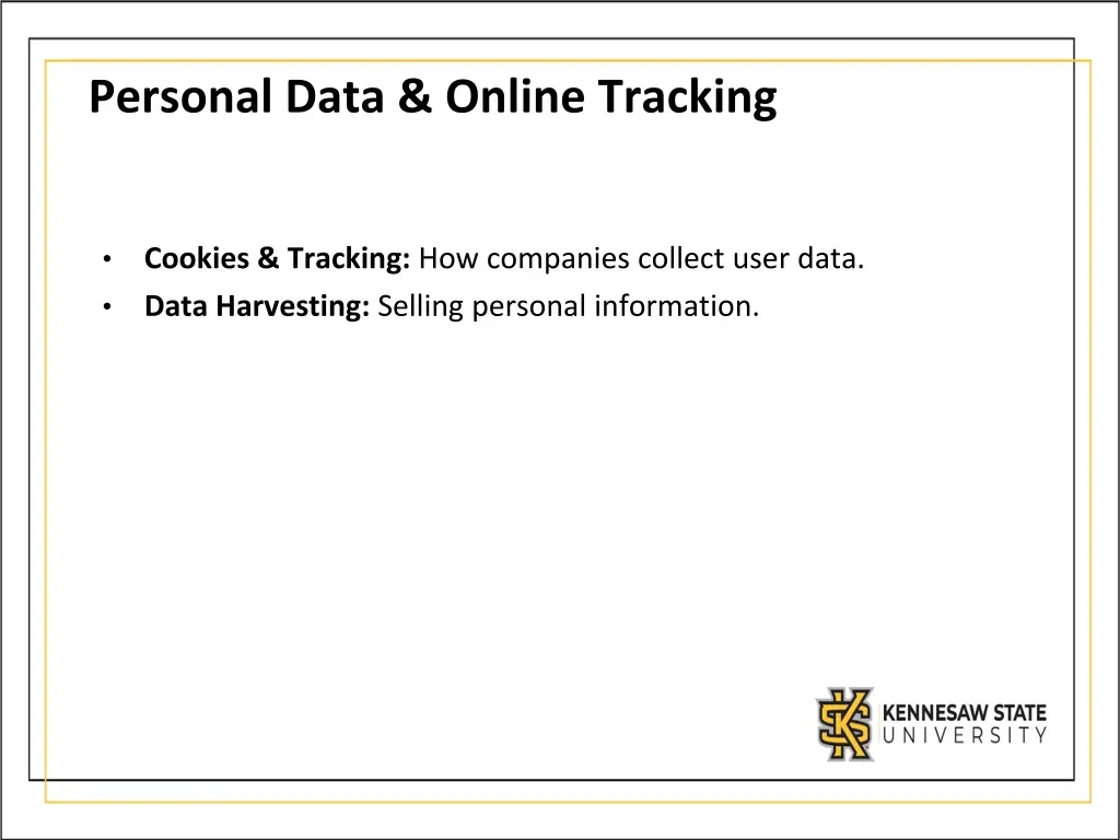 personal data online tracking