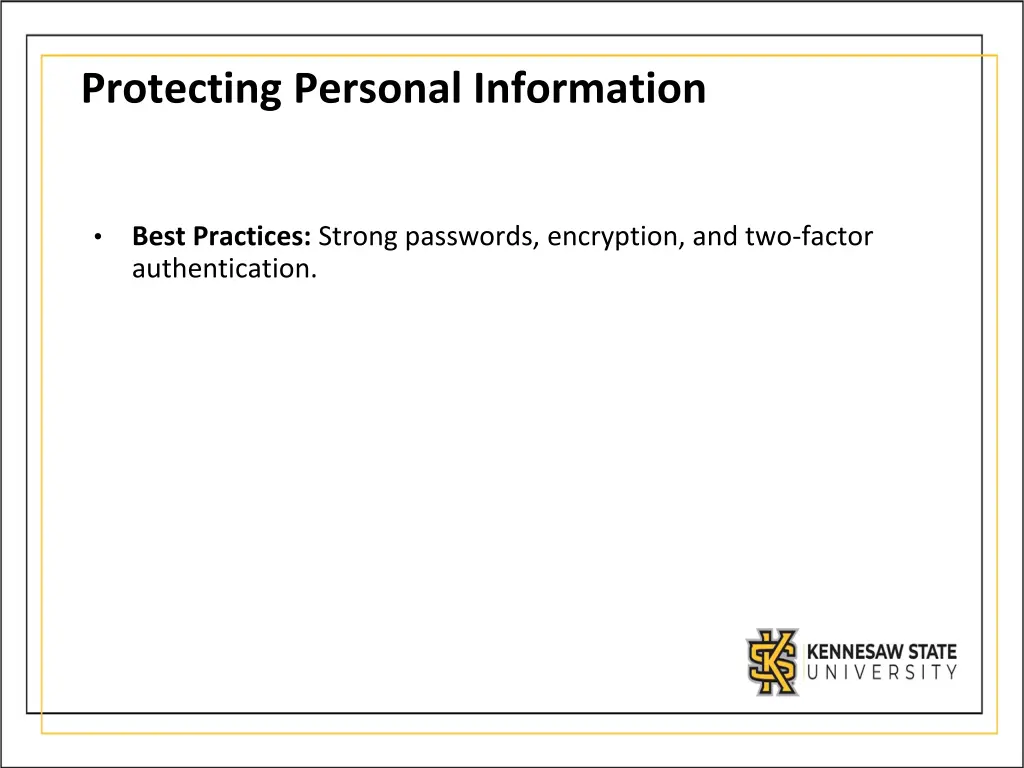 protecting personal information