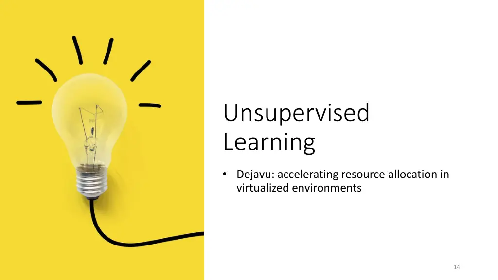 unsupervised learning