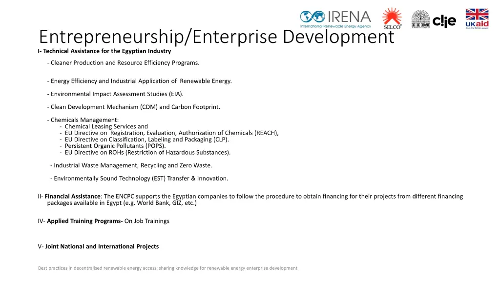 entrepreneurship enterprise development