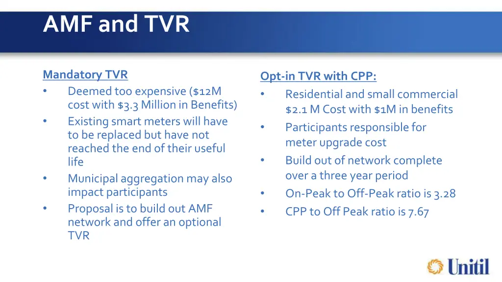 amf and tvr
