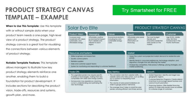 product strategy canvas template example