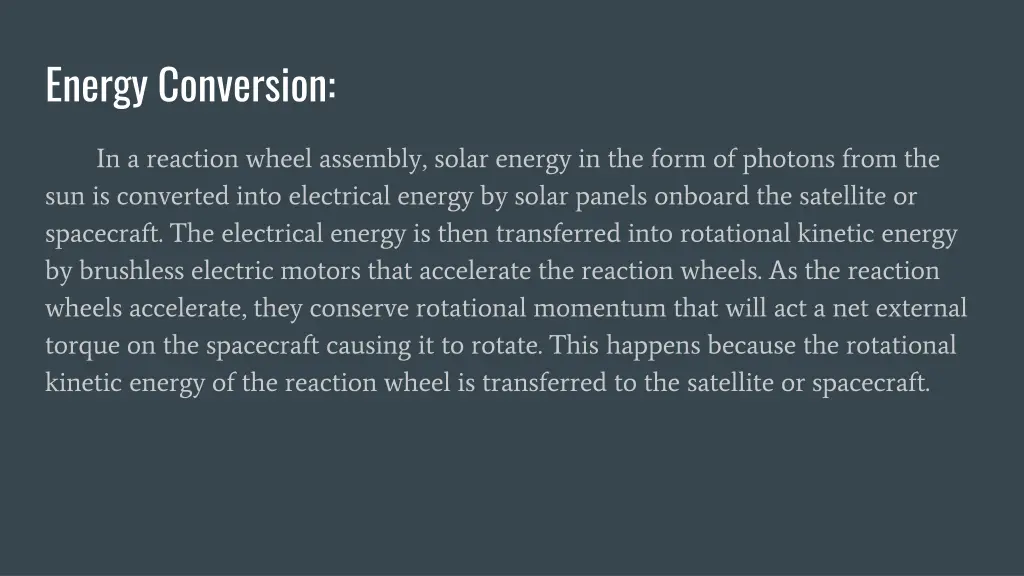 energy conversion