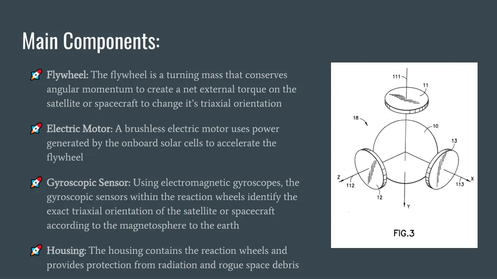 main components