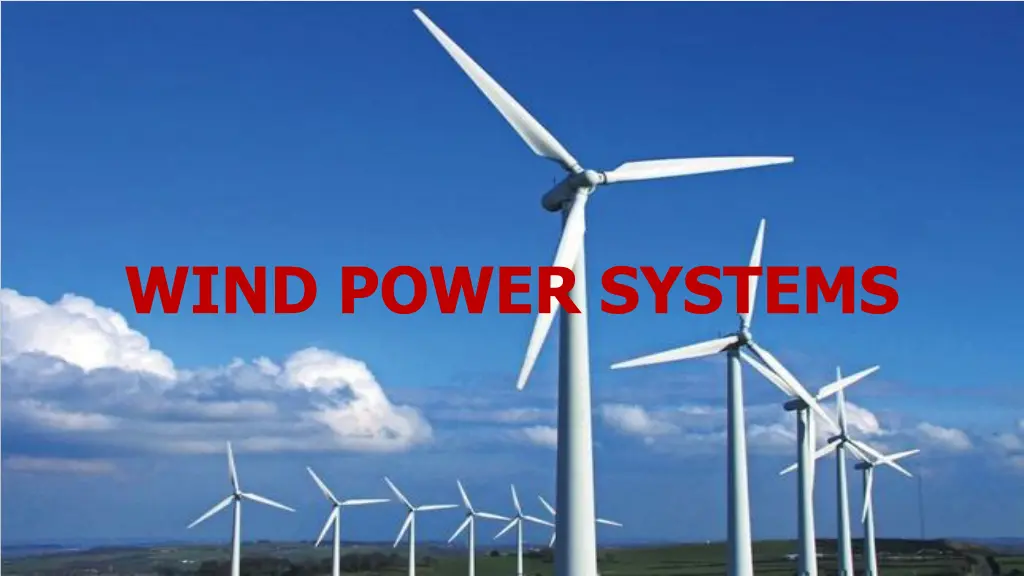wind power systems