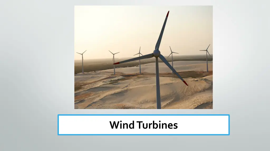 wind turbines