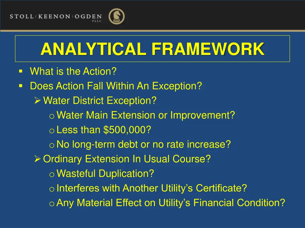 analytical framework