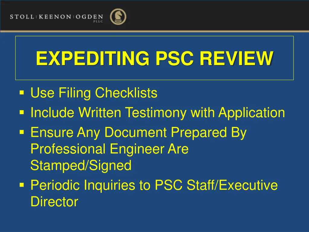 expediting psc review 1