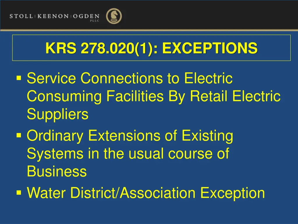 krs 278 020 1 exceptions