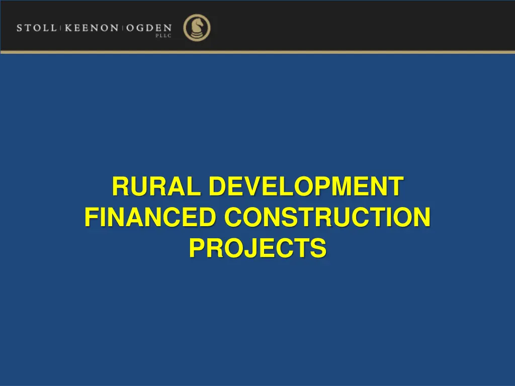 rural development financed construction projects