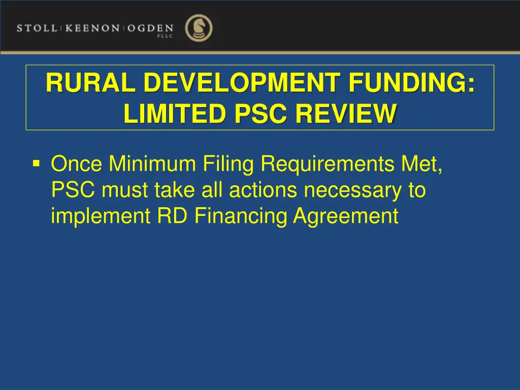 rural development funding limited psc review 1