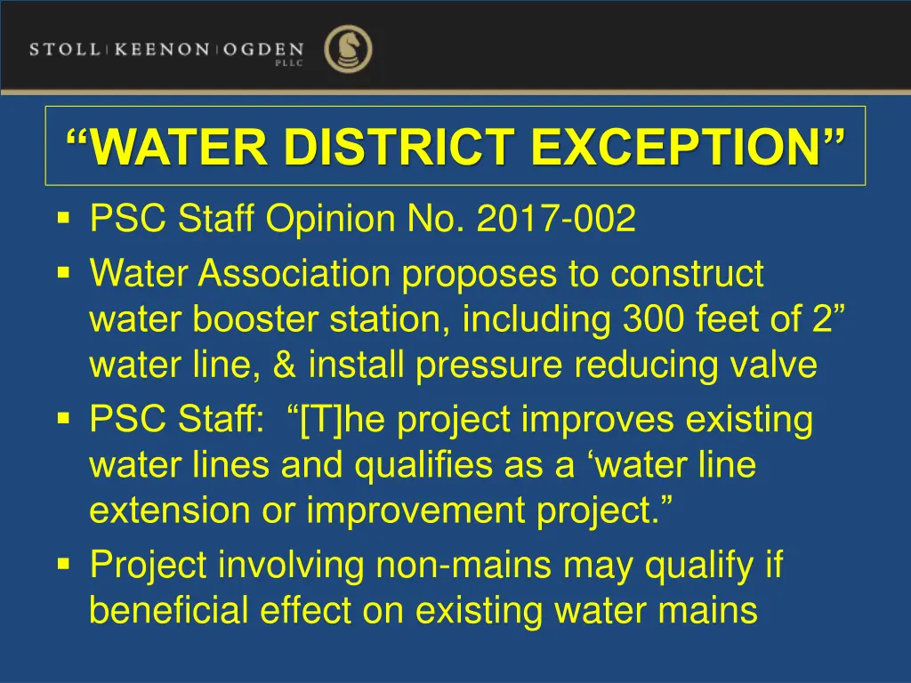 water district exception 2