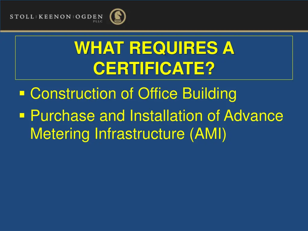 what requires a certificate construction 1
