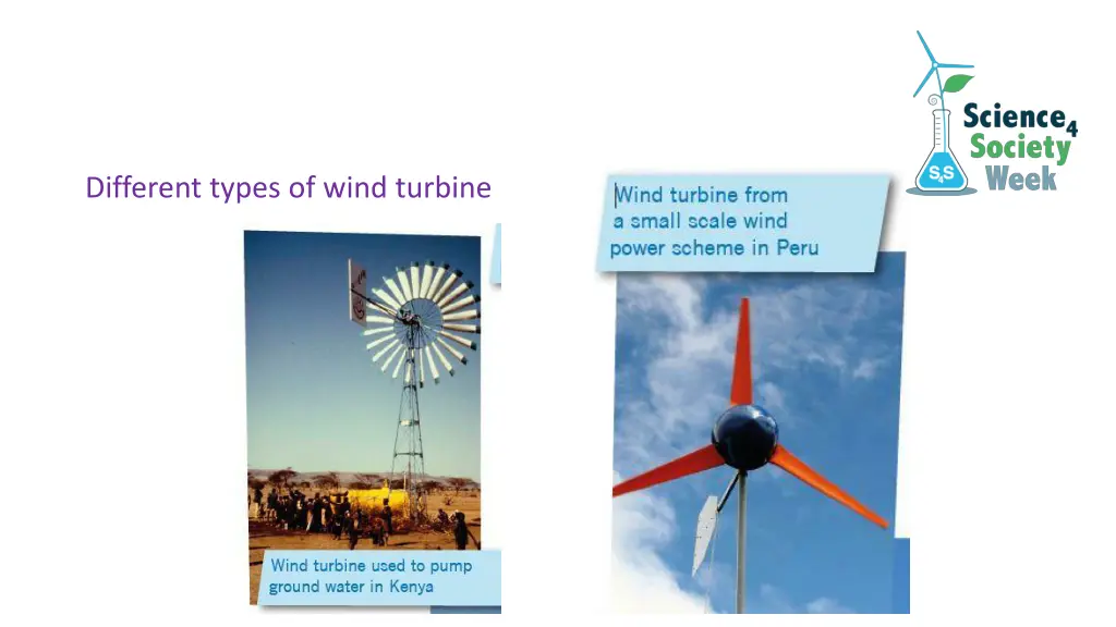 different types of wind turbine