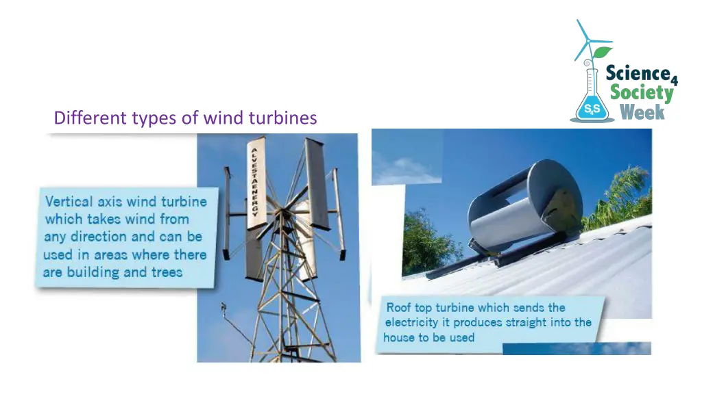 different types of wind turbines