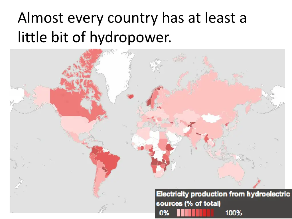 almost every country has at least a little