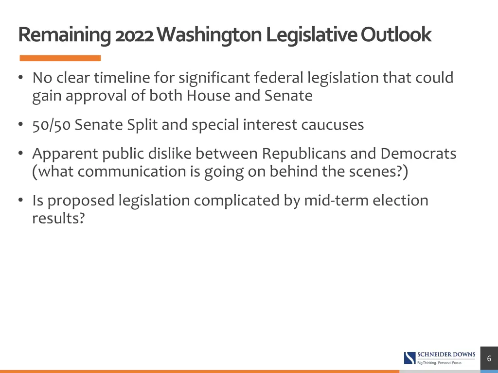 remaining 2022 washington legislative outlook
