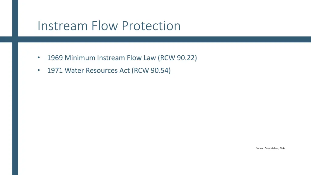 instream flow protection