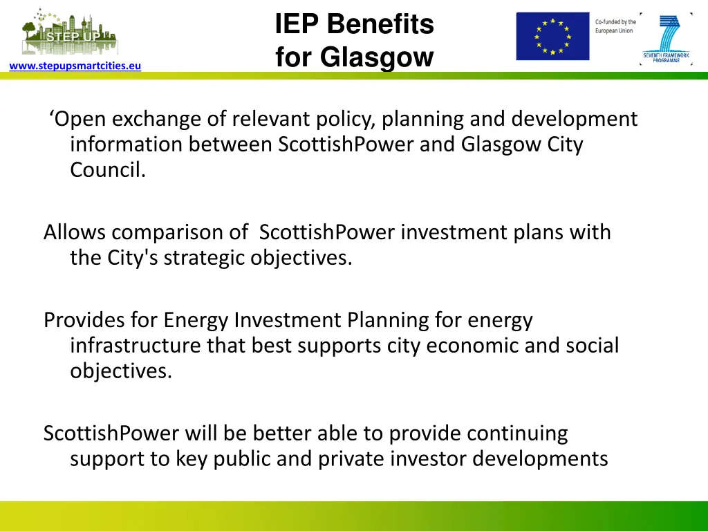 iep benefits for glasgow