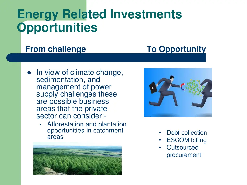 energy related investments opportunities