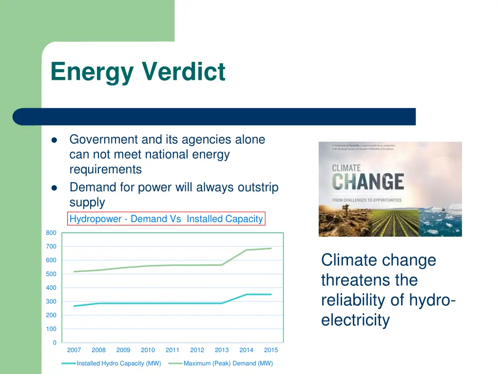 energy verdict