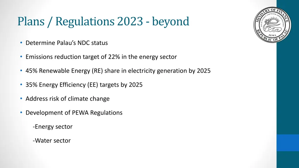 plans regulations 2023 beyond