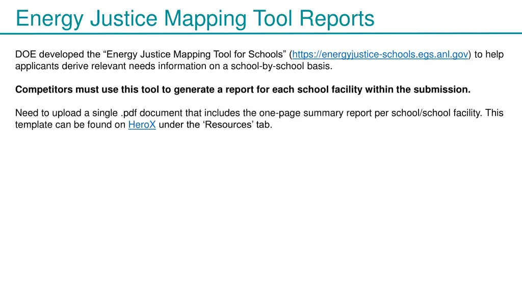 energy justice mapping tool reports