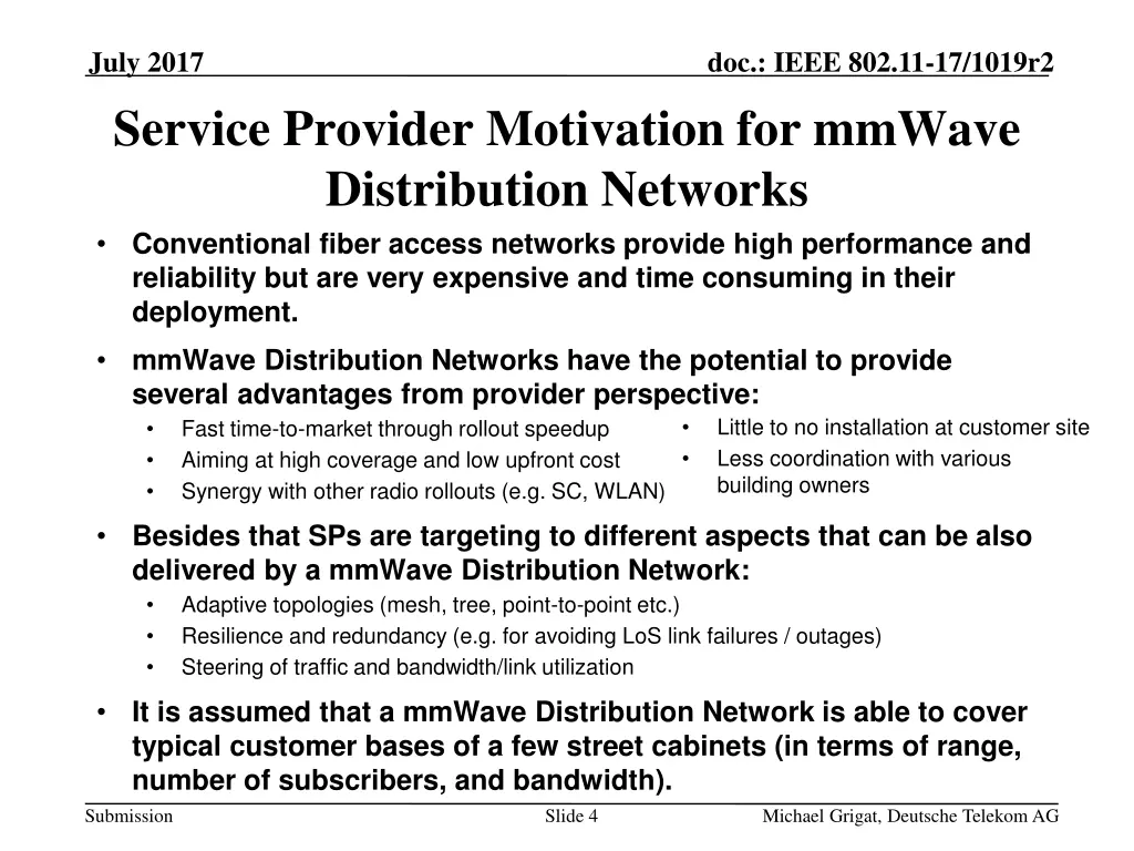 july 2017 service provider motivation for mmwave