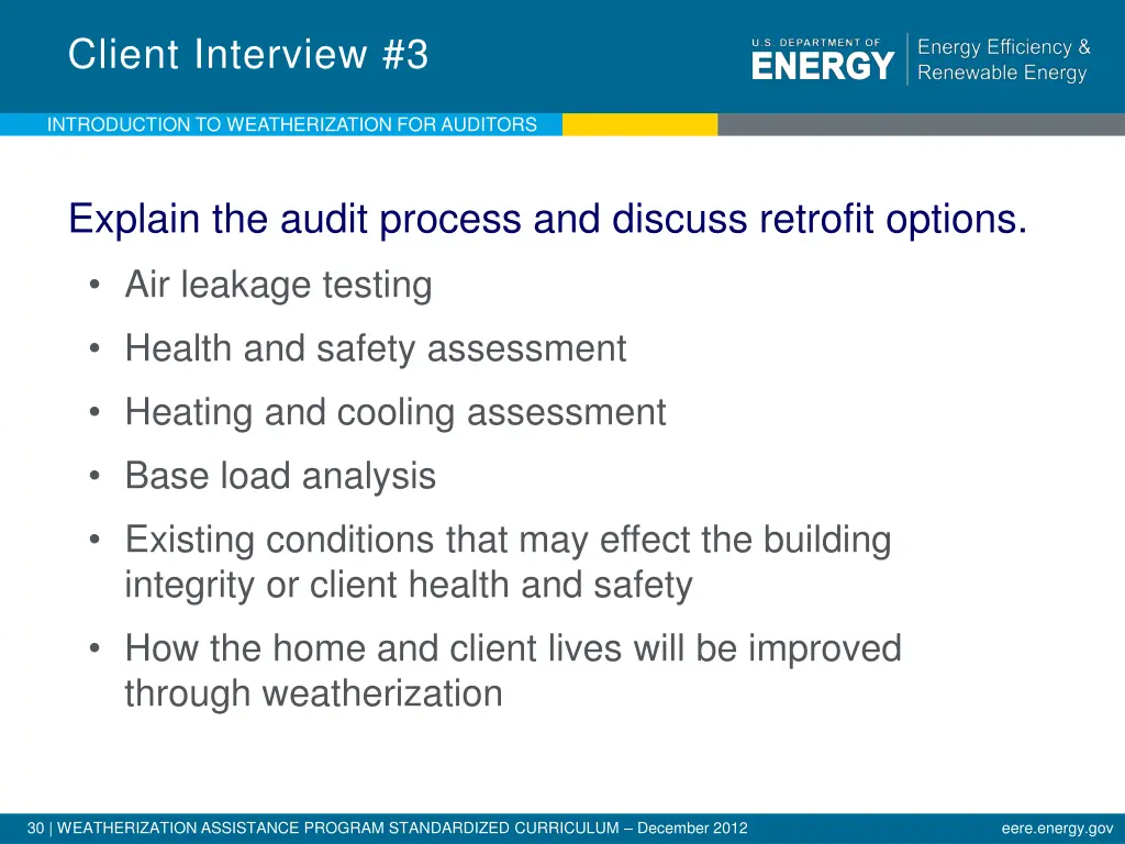 client interview 3