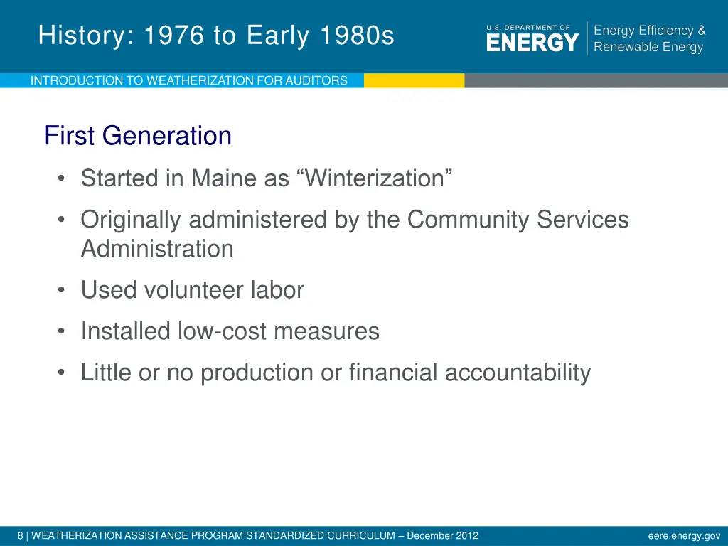 history 1976 to early 1980s