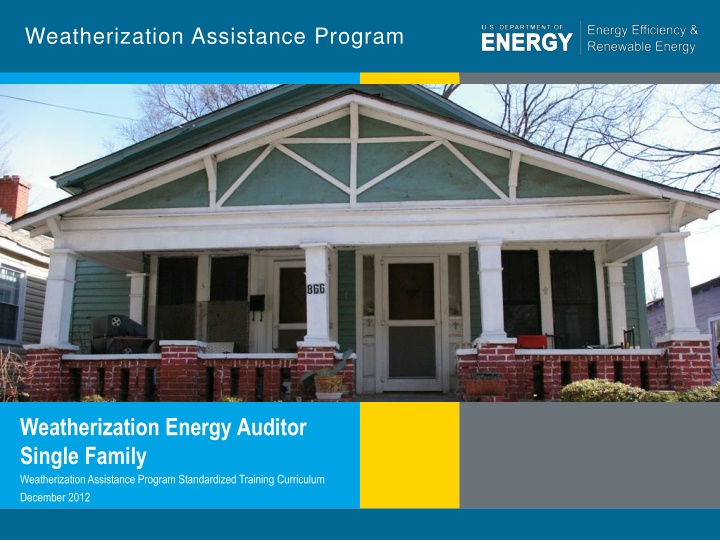 weatherization assistance program