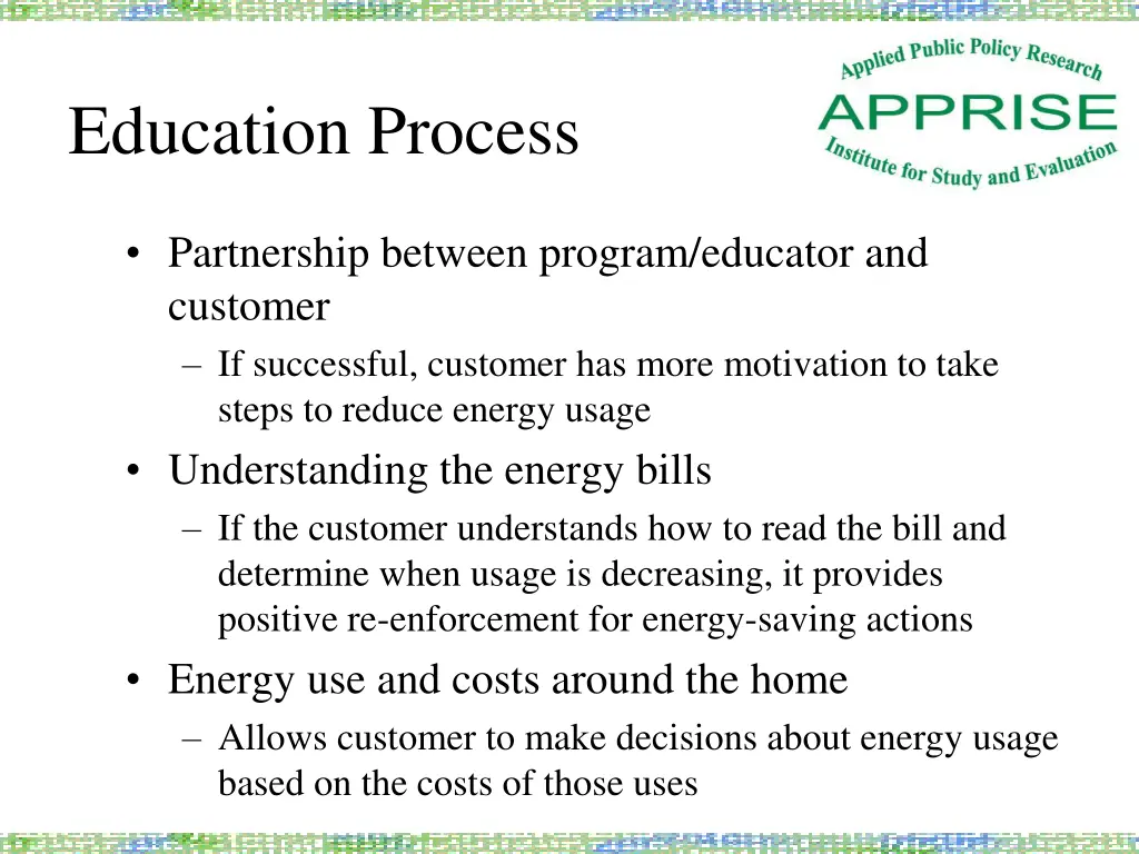 education process
