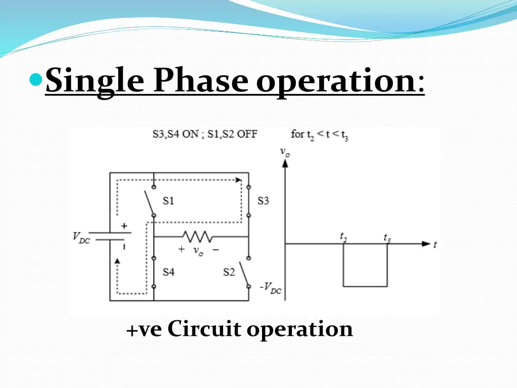 single phase operation 1