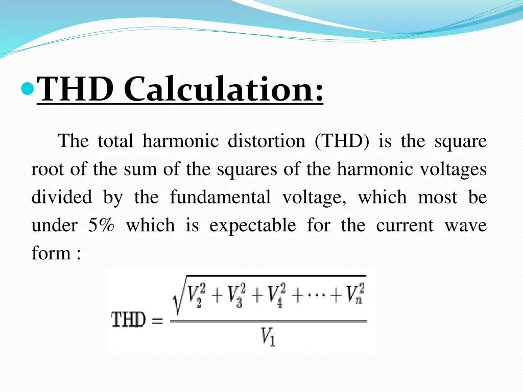 thd calculation 1