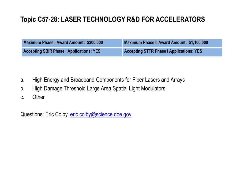 topic c57 28 laser technology r d for accelerators