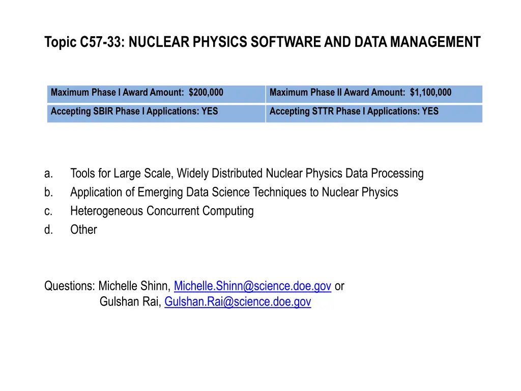topic c57 33 nuclear physics software and data