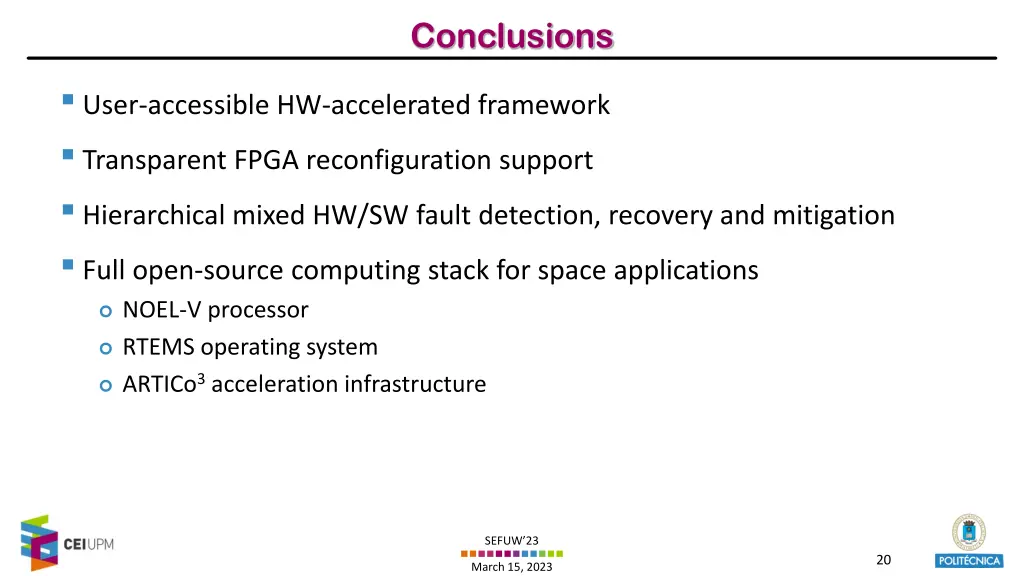 conclusions