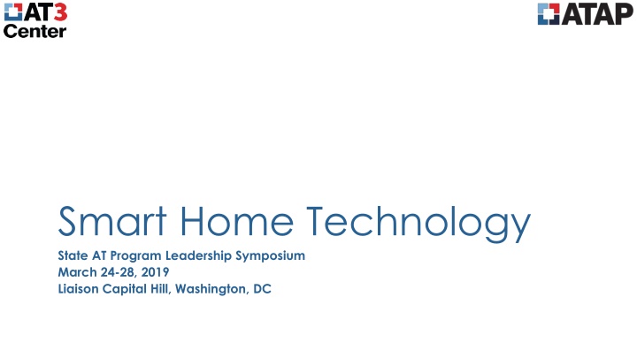 smart home technology state at program leadership