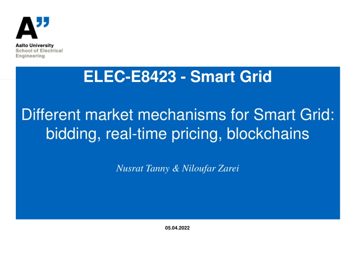 elec e8423 smart grid